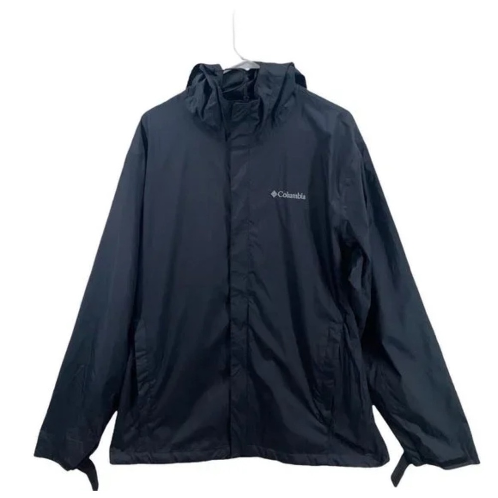 Columbia Kids Boys impermeable jacket hooded size M black used